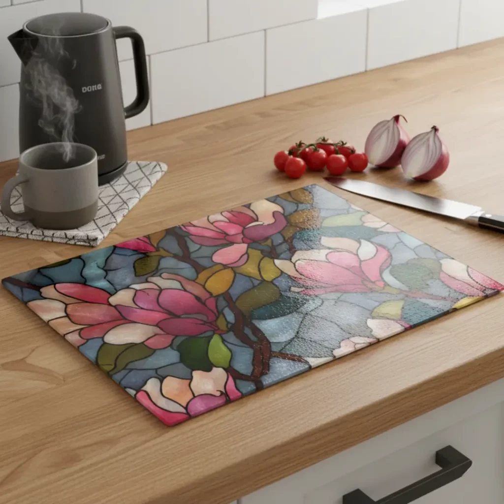 4Pink Magnolia Stained-Glass